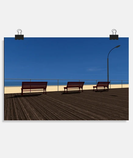 Poster passeggiata  long island  eva York