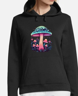 Pastel goth mushroom kawaii nu goth hoodie tostadora