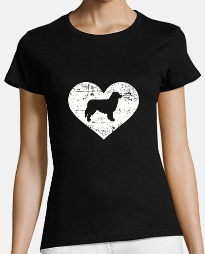 Playera pastor australiano corazon