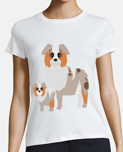 Playera pastores australianos geniales
