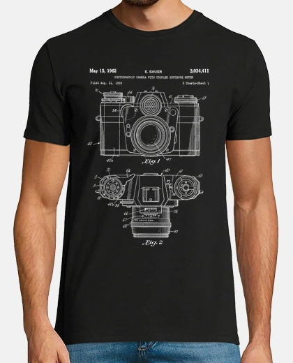 Playera Patente Cámara de Fotos 1962