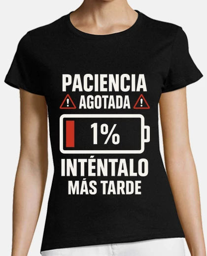 Tee-shirt patience got ada batterie faible humour