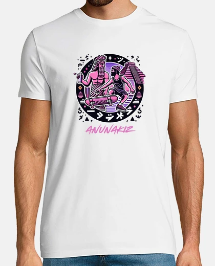 Camiseta patinador anunakiz vibraciones enki y a