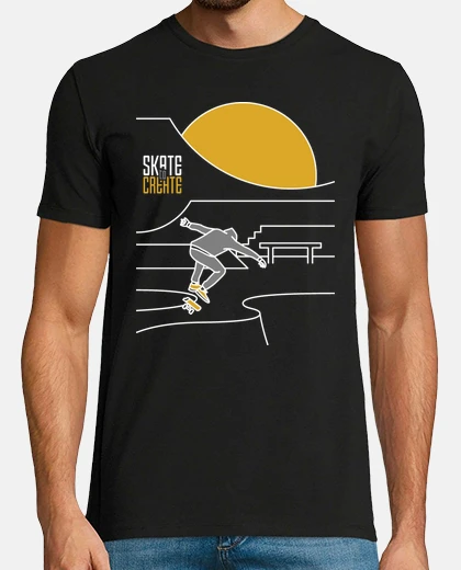 Camiseta patinar para crear