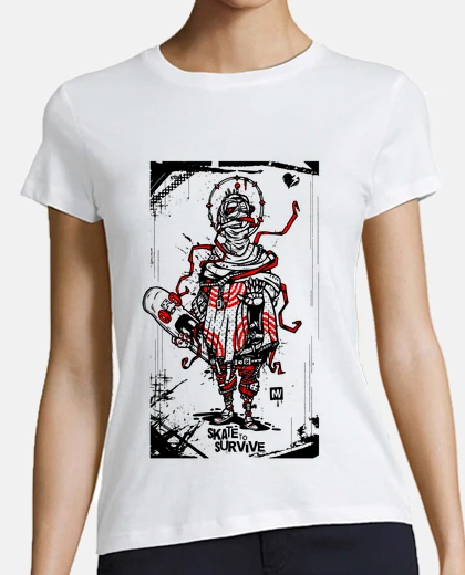 Tee-shirt patiner pour survivre