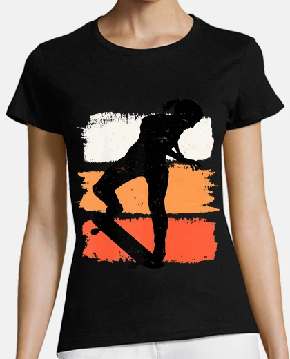 Playera patineta halfpipe sport sk8 longboard