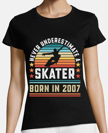 Tee-shirt patineur né en 2007 20e anniversaire