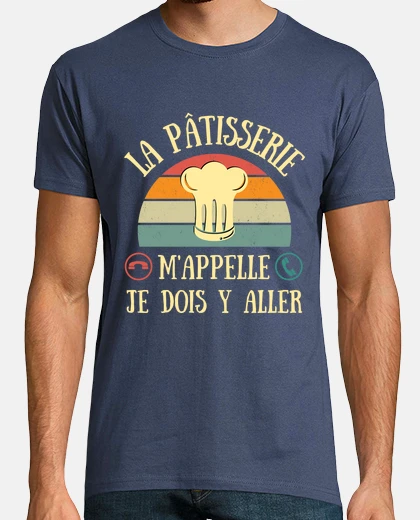 Tee-shirt patisserie m appelle humour patissier