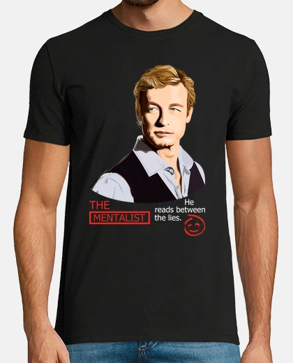 Tee-shirt Patrick Jane - He Reads Between The Lies (Mentalist)