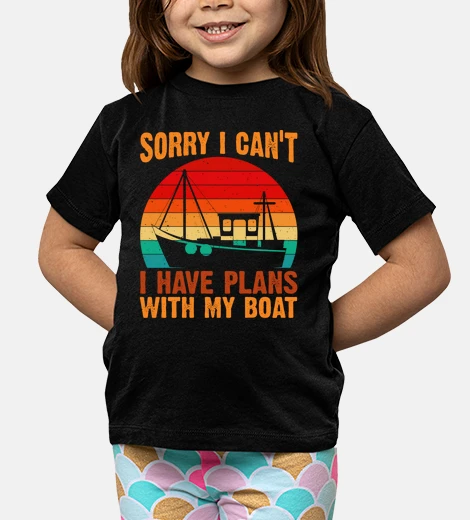 Ropa patrón con familia y su barco no puedo tengo