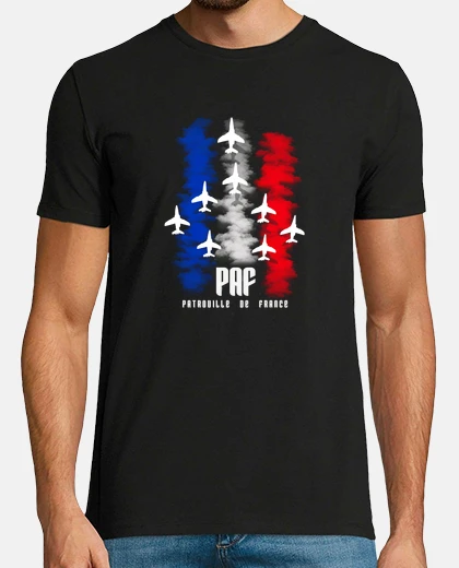 T-shirt pattuglia di francia paf silhouette tri