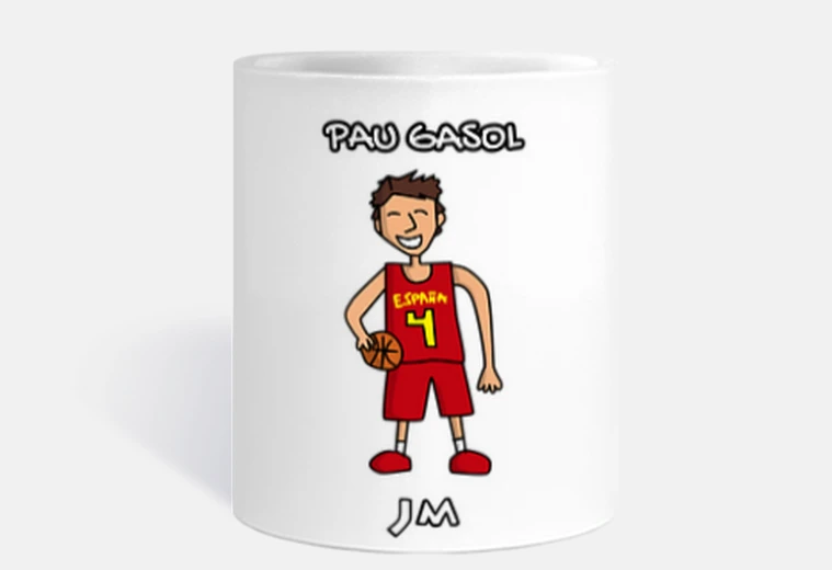 Mug pau gasol - espagne - basket