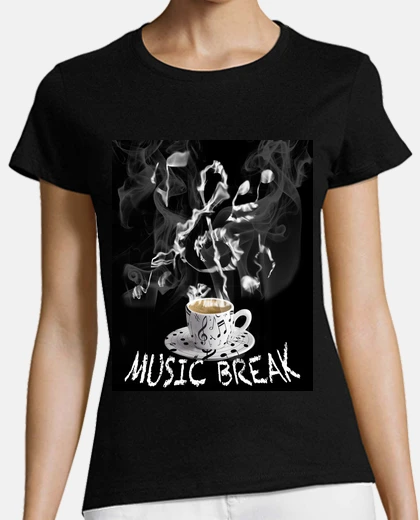 Tee-shirt pause de la musique