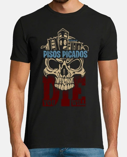 T-shirt pavimenti del cranio