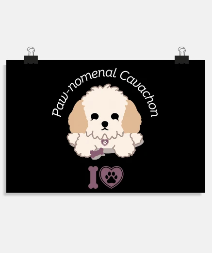 Poster Paw nomenal Cavachon