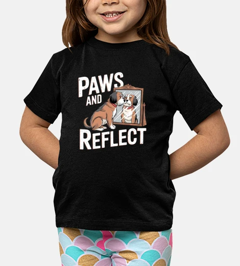Kids Paws  Reflect Funny Dog Men Women