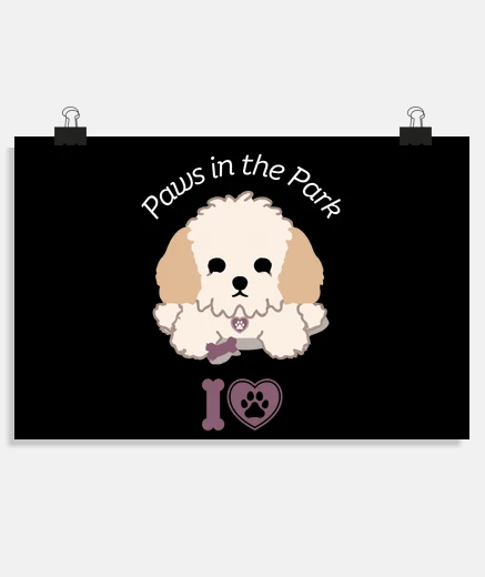 Poster Paws in the Park