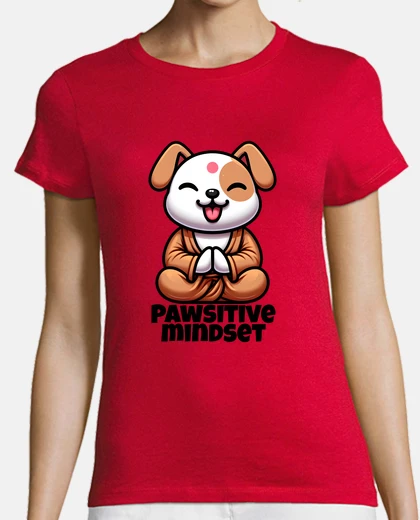 Playera Pawsitive mindset Dog yoga