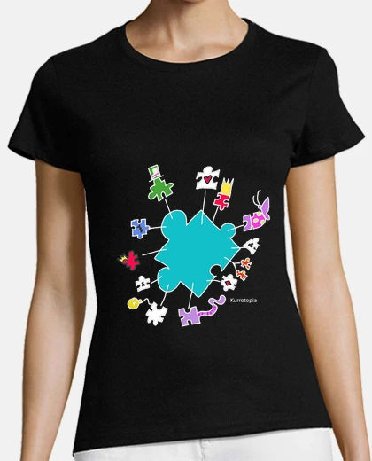 Tee-shirt pays de l39autisme du puzzle