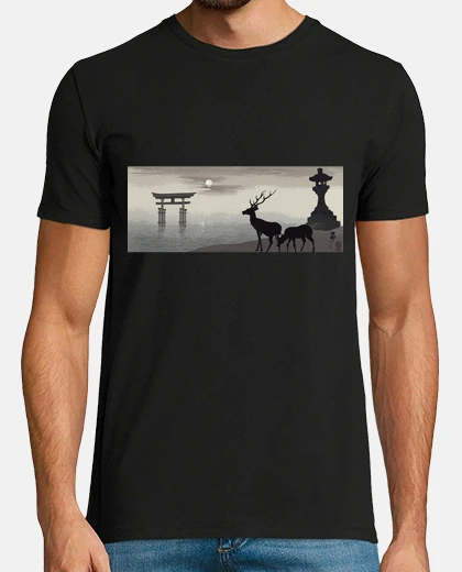 Tee-shirt paysage japon