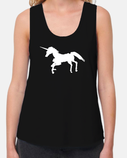 PC38 camiseta extra largo y ancho mujer unicorn
