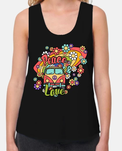 T-shirt peace and love van