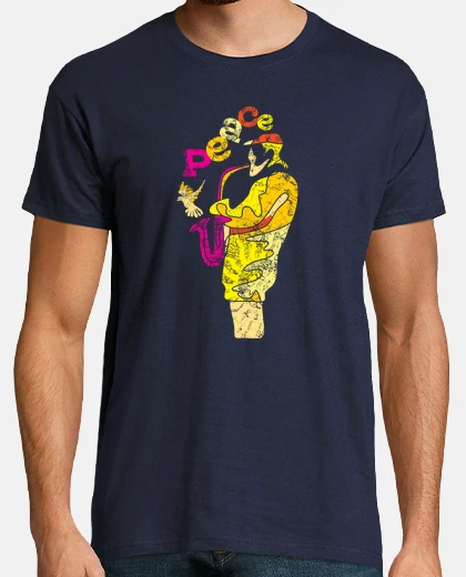 T-shirt peace jazz saxophonist musician