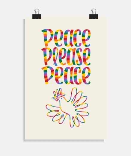 Poster peace please peace