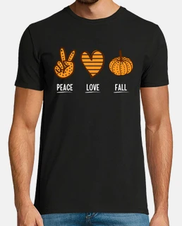 peace love and autumn on halloween