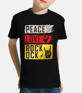 peace love rock ock guitar instrument