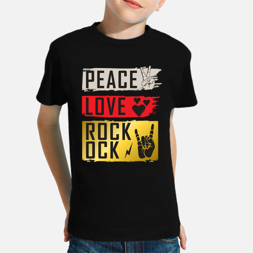 peace love rock ock guitar instrument