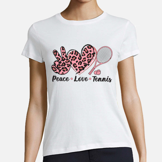 peace love tennis donna tennista