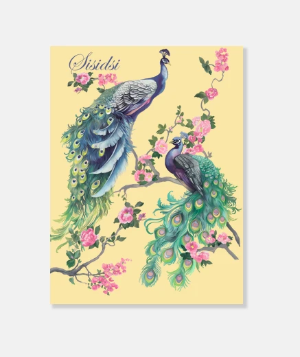 Wall Peacocks