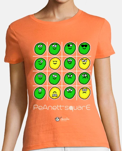 T-shirt peanett square (sfondi scuri)