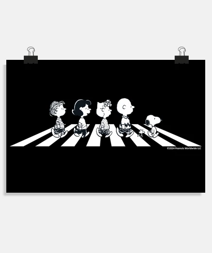 Poster peanuts crossing