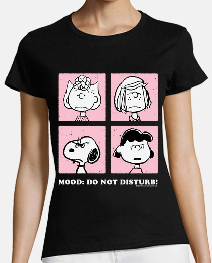 T-shirt Peanuts Mood Do not disturb