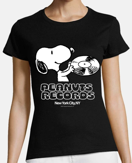 T-shirt Peanuts Records New York City NY