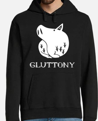 Sudadera pecado capital de la gula laTostadora