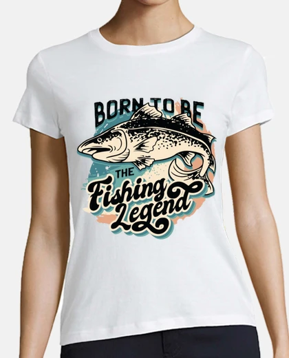 Tee-shirt peche au gros en bateau mer bar col en V