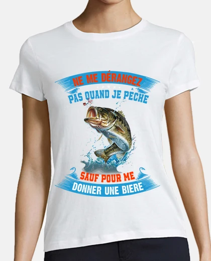 Tee-shirt Pêcheur à la truite