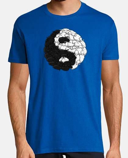 T-shirt pecore yin yang