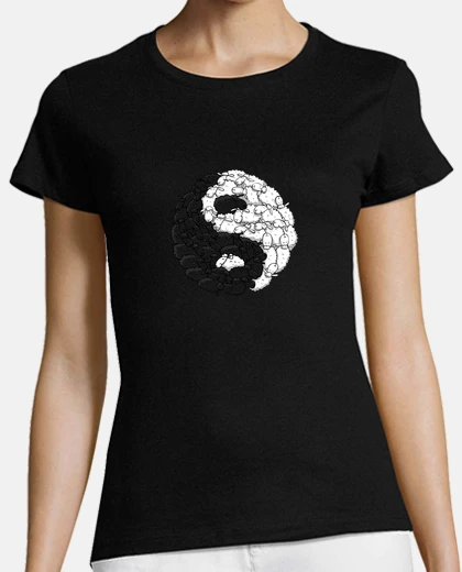 T-shirt pecore yin yang
