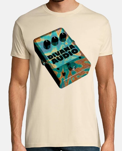 Tee-shirt pedale effets guitare psychédélique