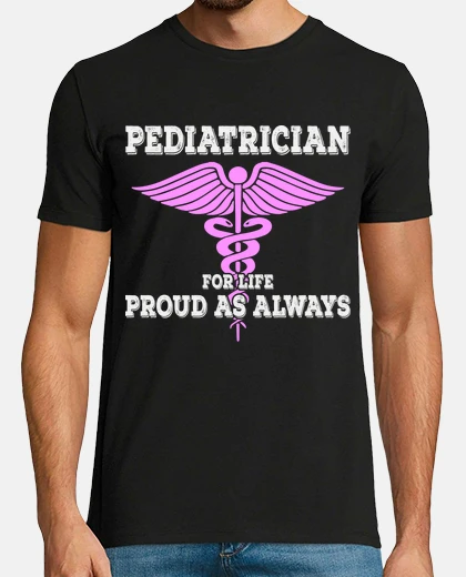 Camiseta pediatra pediatría estudios médicos caduceo