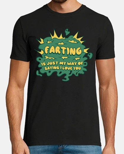 Camiseta pedo gas intestinal fuerte ruido olor viento