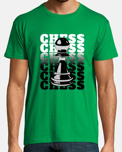 T-shirt pedone degli scacchi