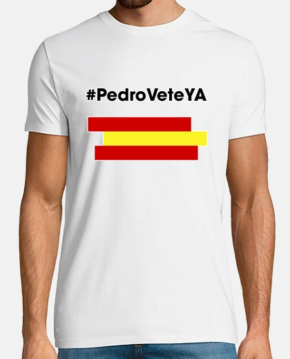 Camiseta Divertida 'Perro Sánchez Vete Ya' Manga Corta, Diseño