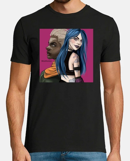 Tee-shirt peindre la ville en bleu