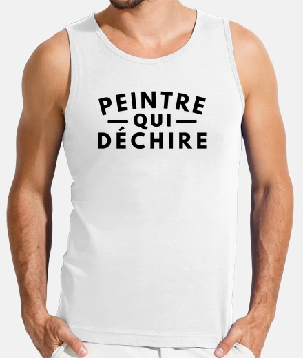 Tee-shirt peintre qui déchire