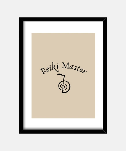 Cadre peinture de maître reiki